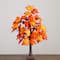 2ft. Pre-Lit Bright Autumn Maple Artificial Fall Tree with 24 Warm White LED Lights and Detachable Base